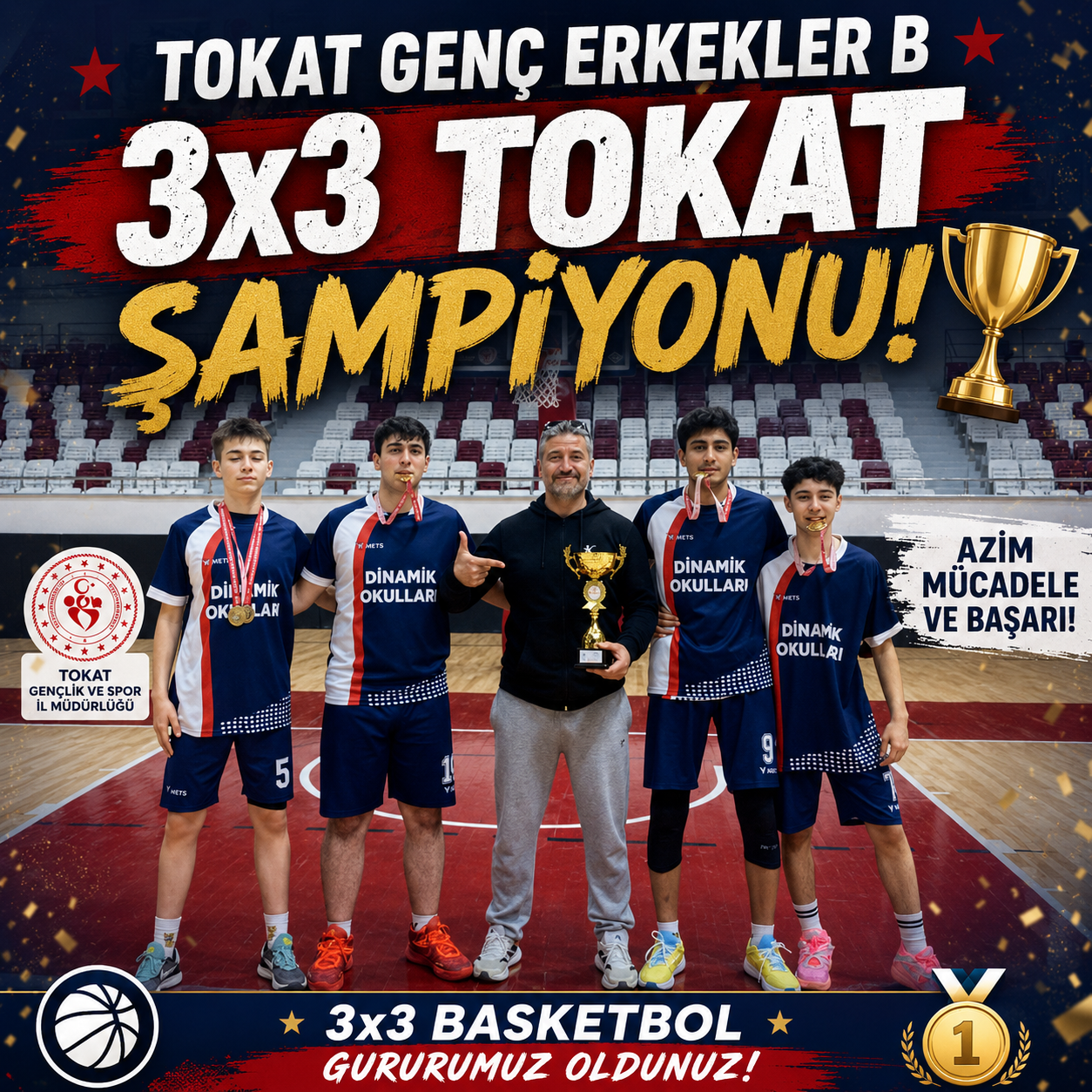 Seri devam ediyor: 3x3 Basketbol başarısı