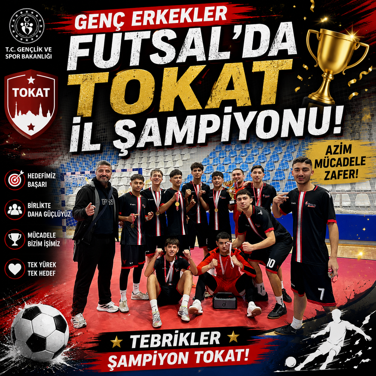 Tokat İl Birincisiyiz