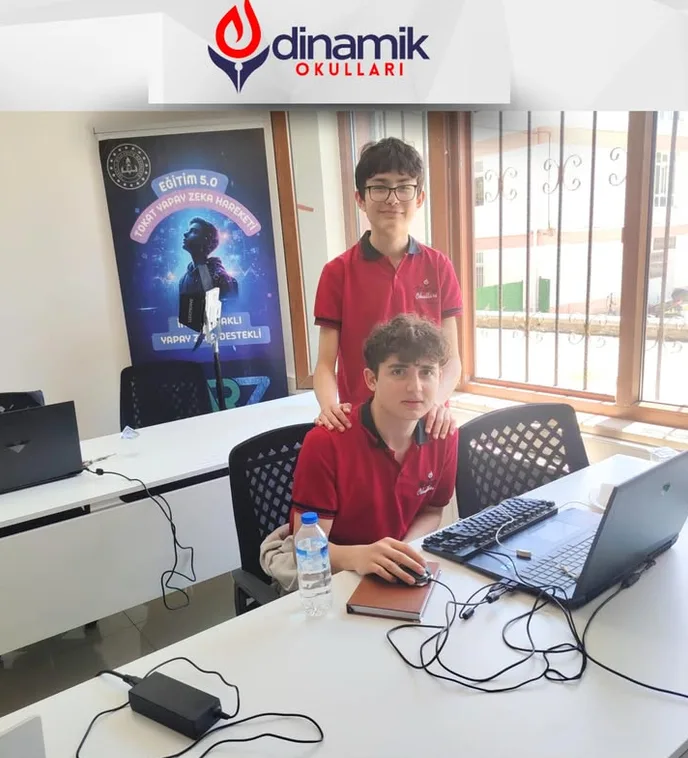 Yapay Zekâ Yarışmasında okulumuz büyük bir başarı göstererek 4. olmuştur